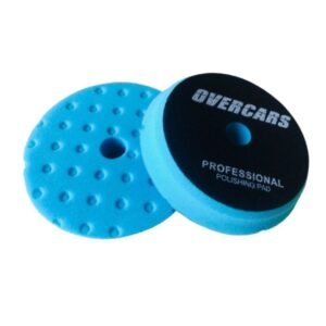 Overcars Pad Espuma 5” Ccs Rotativa Azul Corte Fino